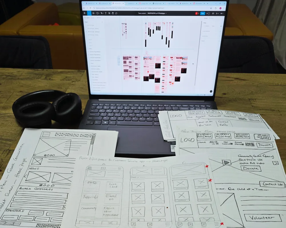 Nkechi Oruche working on digital product design